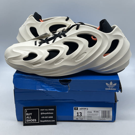 Size 13 - Adidas adiFOM Q Wonder White Black (HP6582)