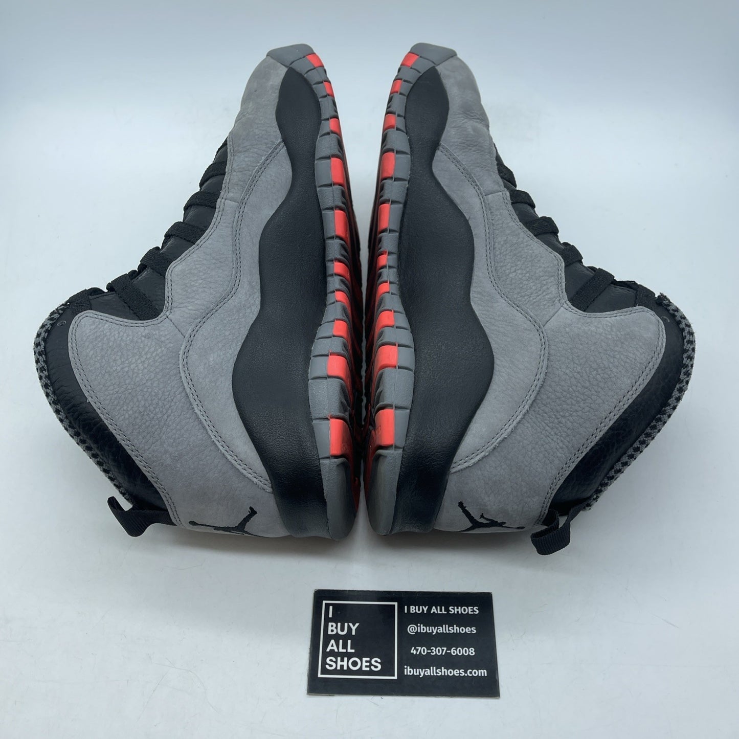 Size 10.5 - Air Jordan 10 Retro Cool Grey Black Suede Leather (310805-023)