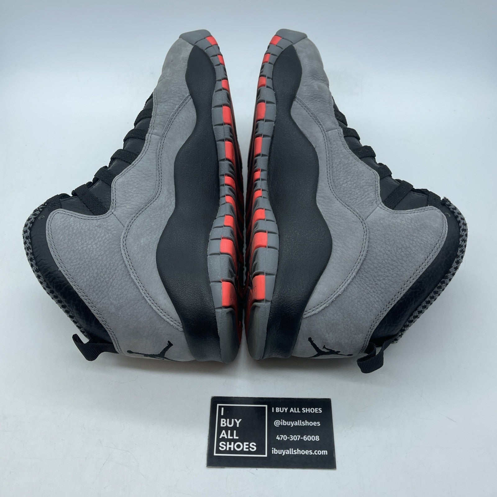 Size 10.5 - Air Jordan 10 Retro Cool Grey Black Suede Leather (310805-023)