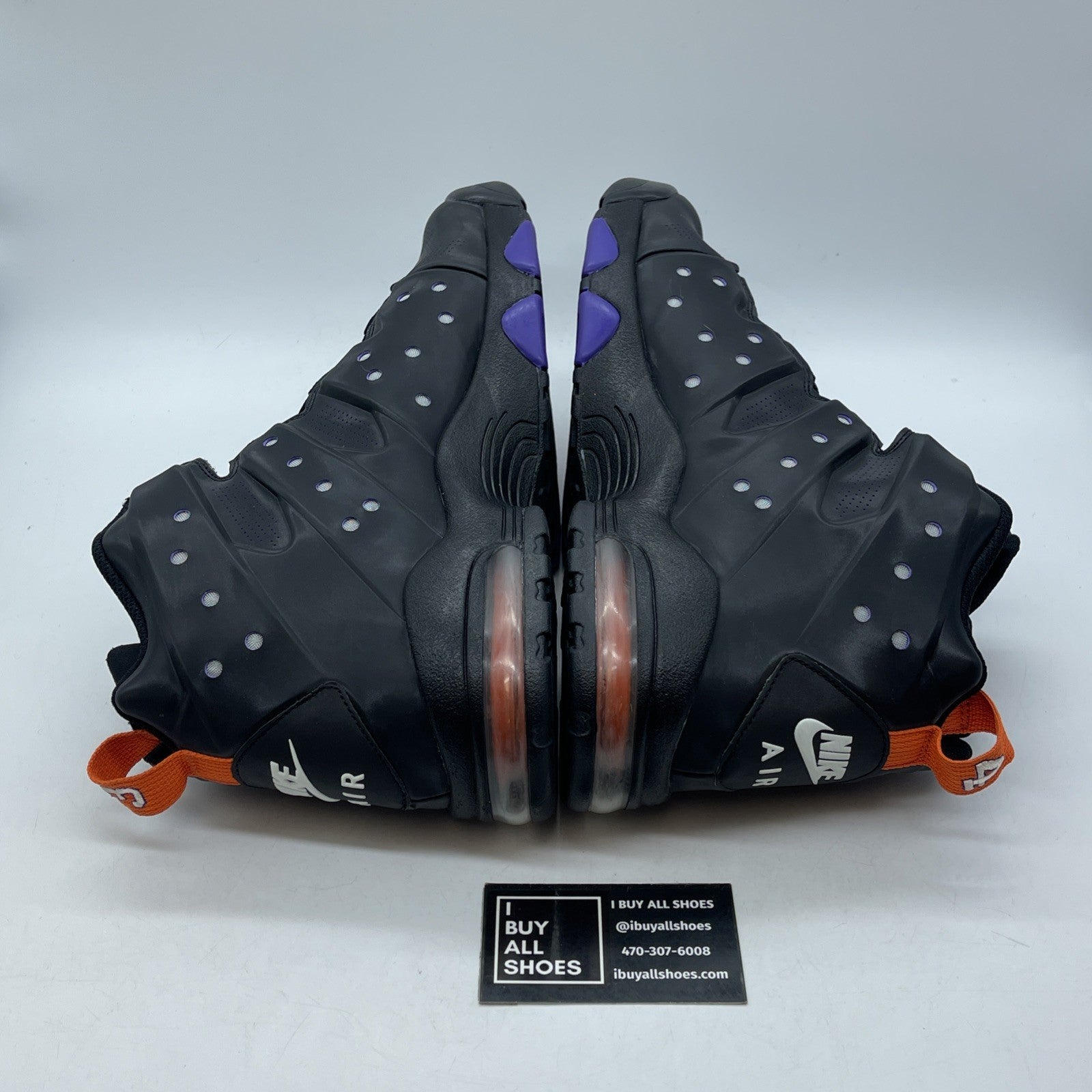 Size 13 - Nike Air Max Barkley Hyperfuse Black Suede Leather (488119-085)