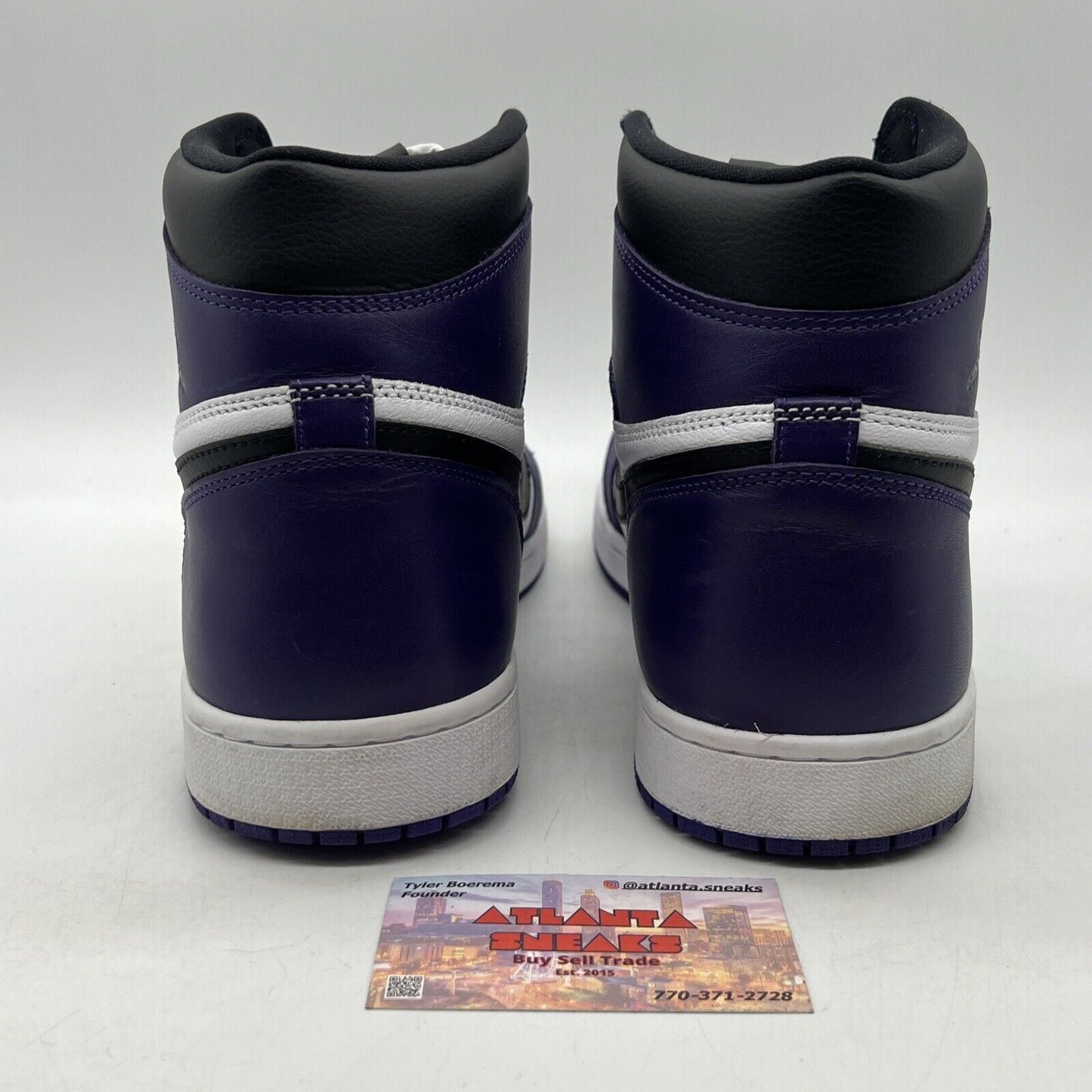 Size 13 - Jordan 1 Retro OG High Court Purple 2.0 Black White (555088-500)