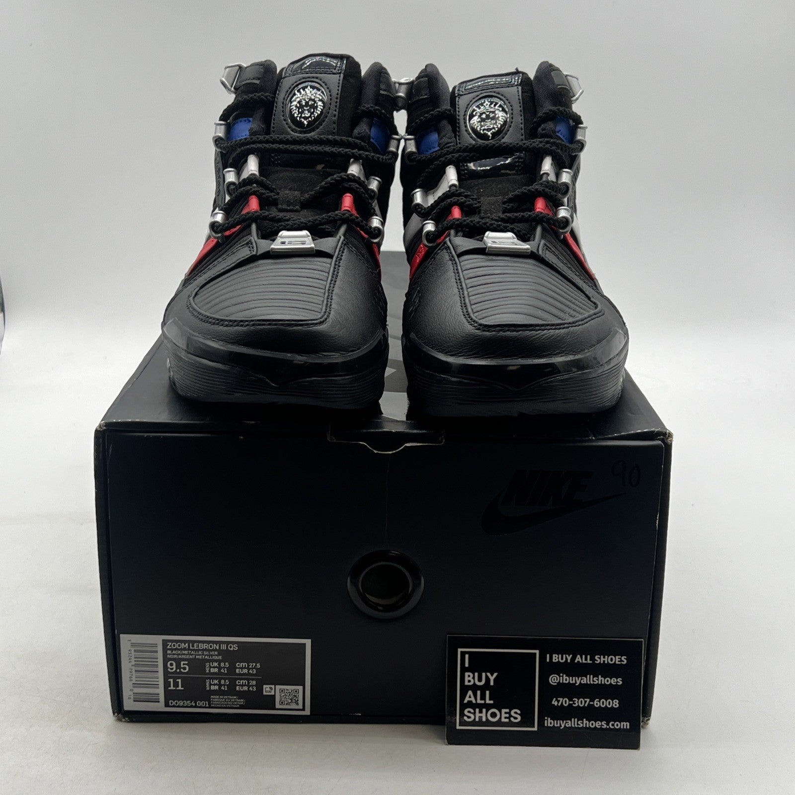 Size 9.5 - Nike Zoom LeBron 3 Retro Barbershop (DO9354-001)