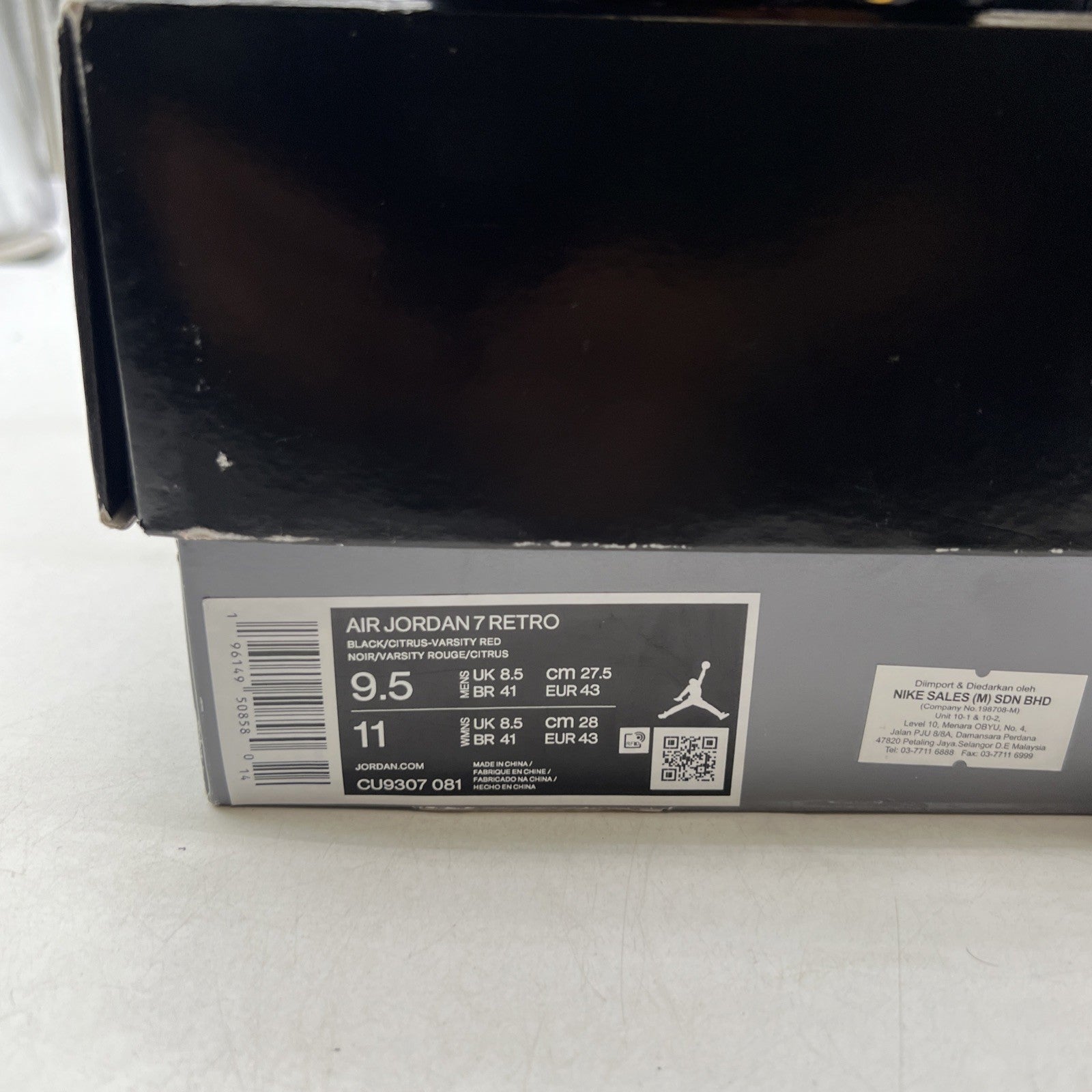 Size 9.5 - Air Jordan 7 Retro Citrus (CU9307-081)
