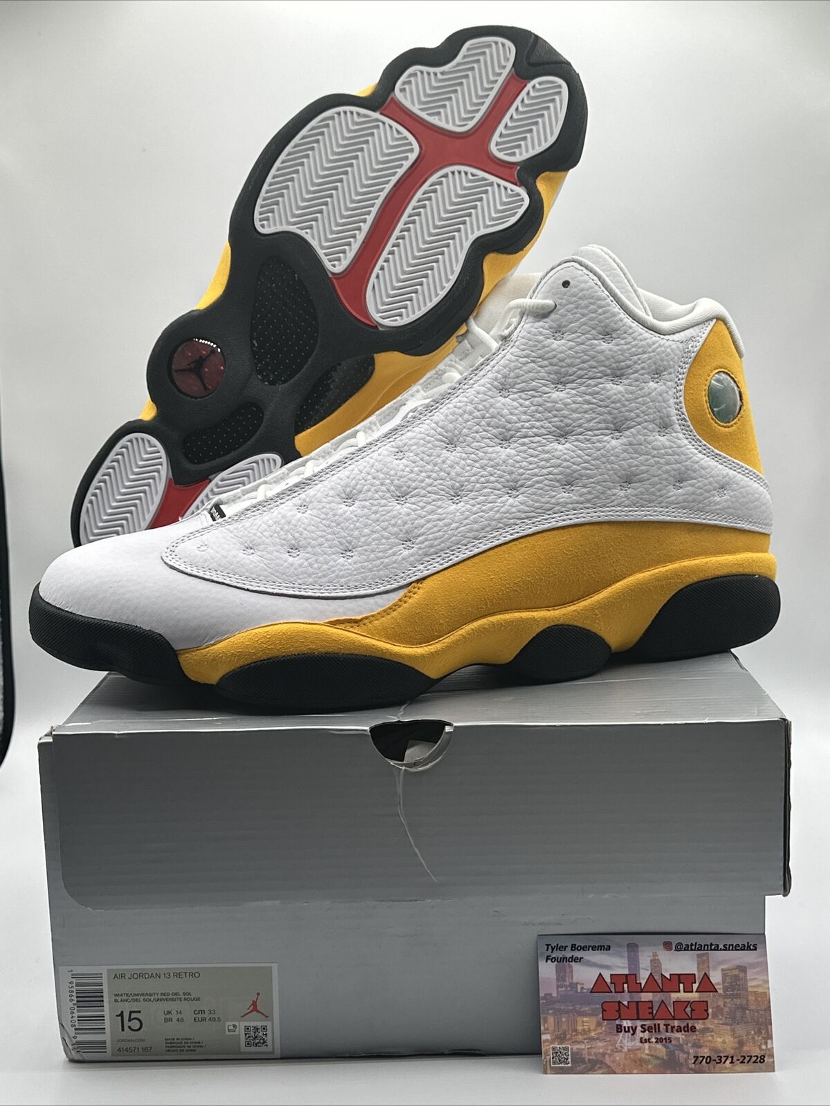 Size 15 - Jordan 13 Del Sol 2022