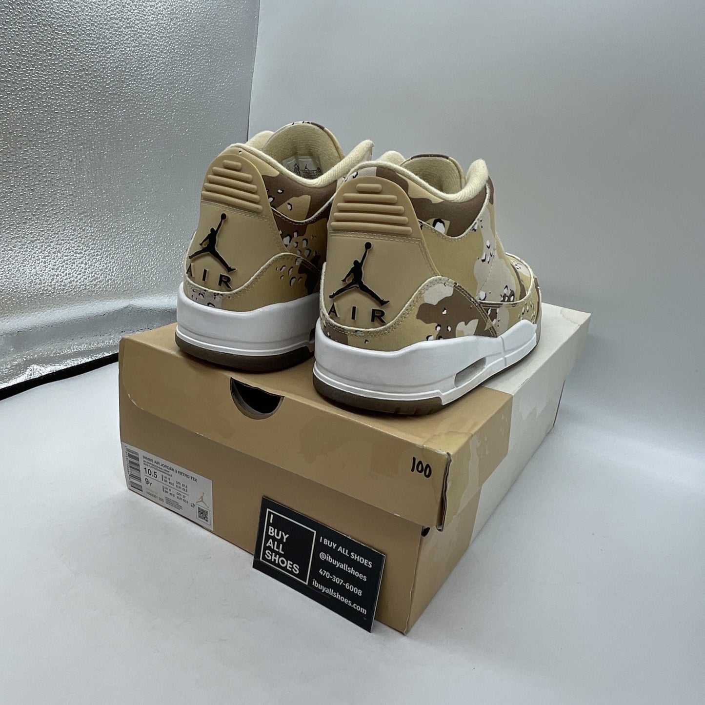 Size 10.5W - Nike Jordan 3 Retro WNBA Desert Camo (HM4301-200)