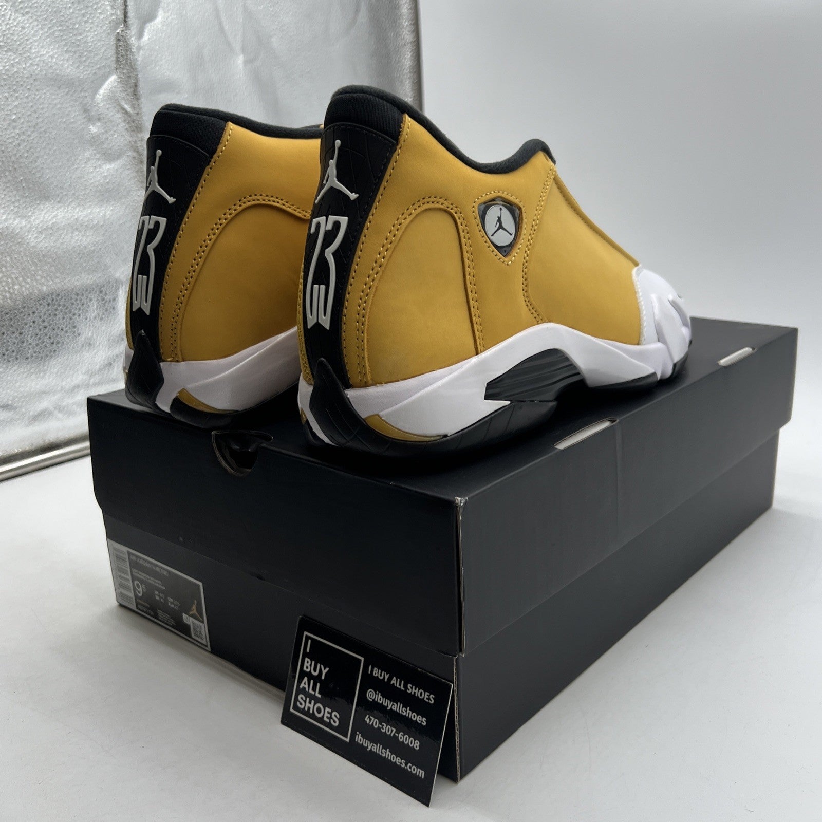 Size 9.5 - Air Jordan 14 Retro Light Ginger 2022 (487471-701)