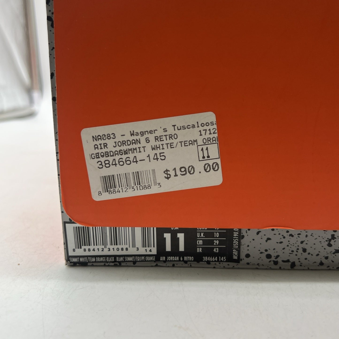 Size 11 - Air Jordan 6 Retro Gatorade (384664-145)