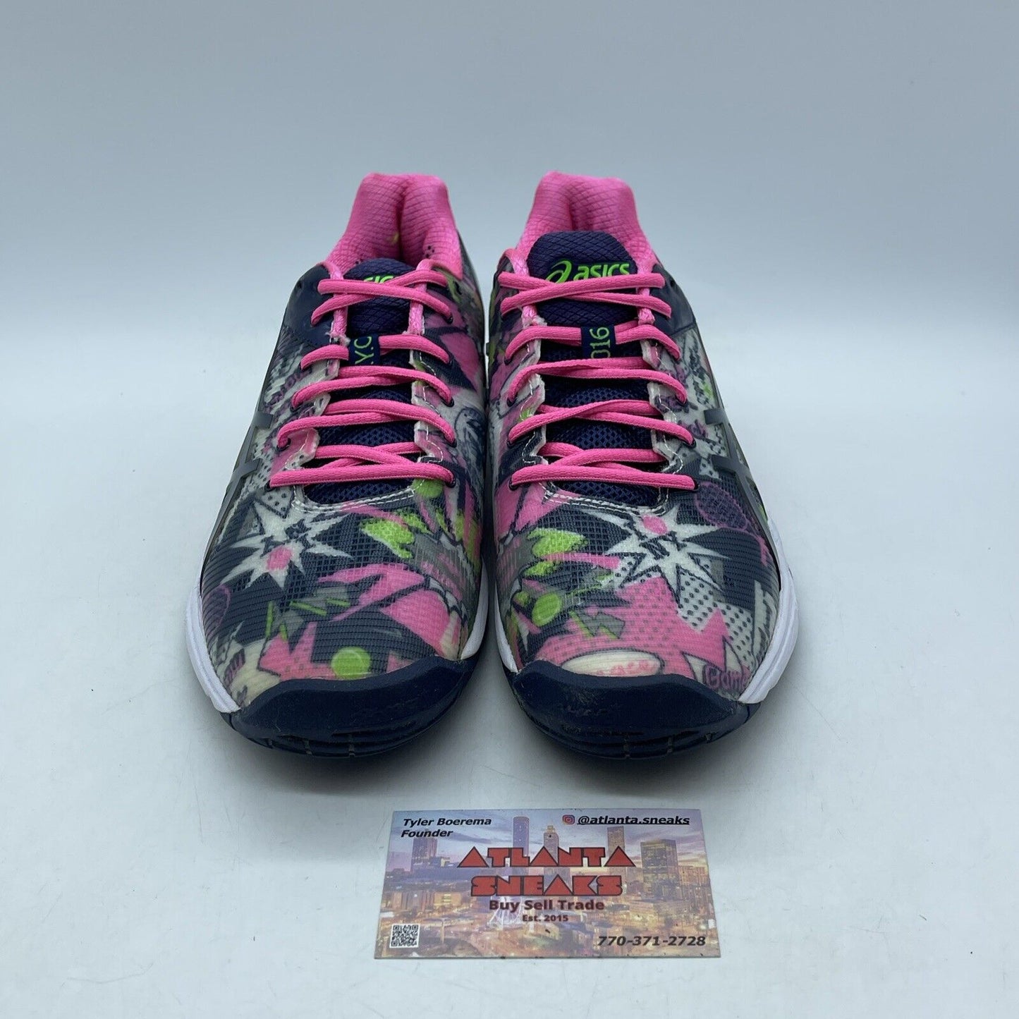 Size 8.5W - Asics Gel-Solution Speed 3 Special Edition “NYC” Suede Leather E668N