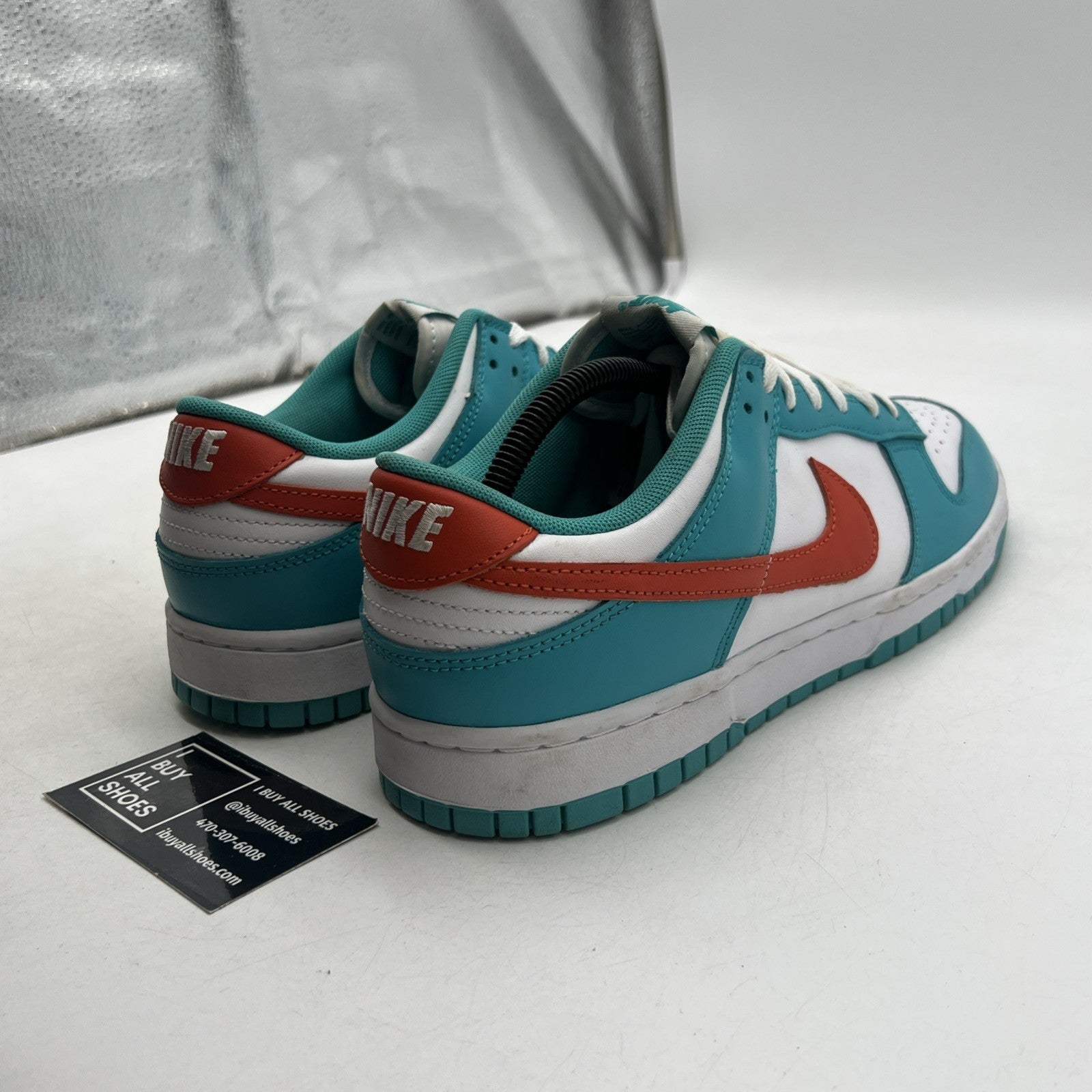 Size 10.5 - Nike Dunk Low Miami Dolphins (DV0833-102)