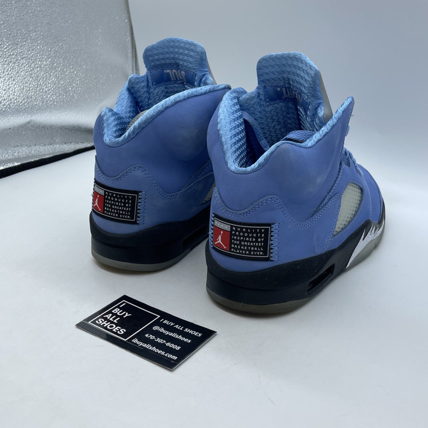 Size 8.5 - Jordan 5 Retro SE Mid UNC Blue Black Suede (DV1310-401)