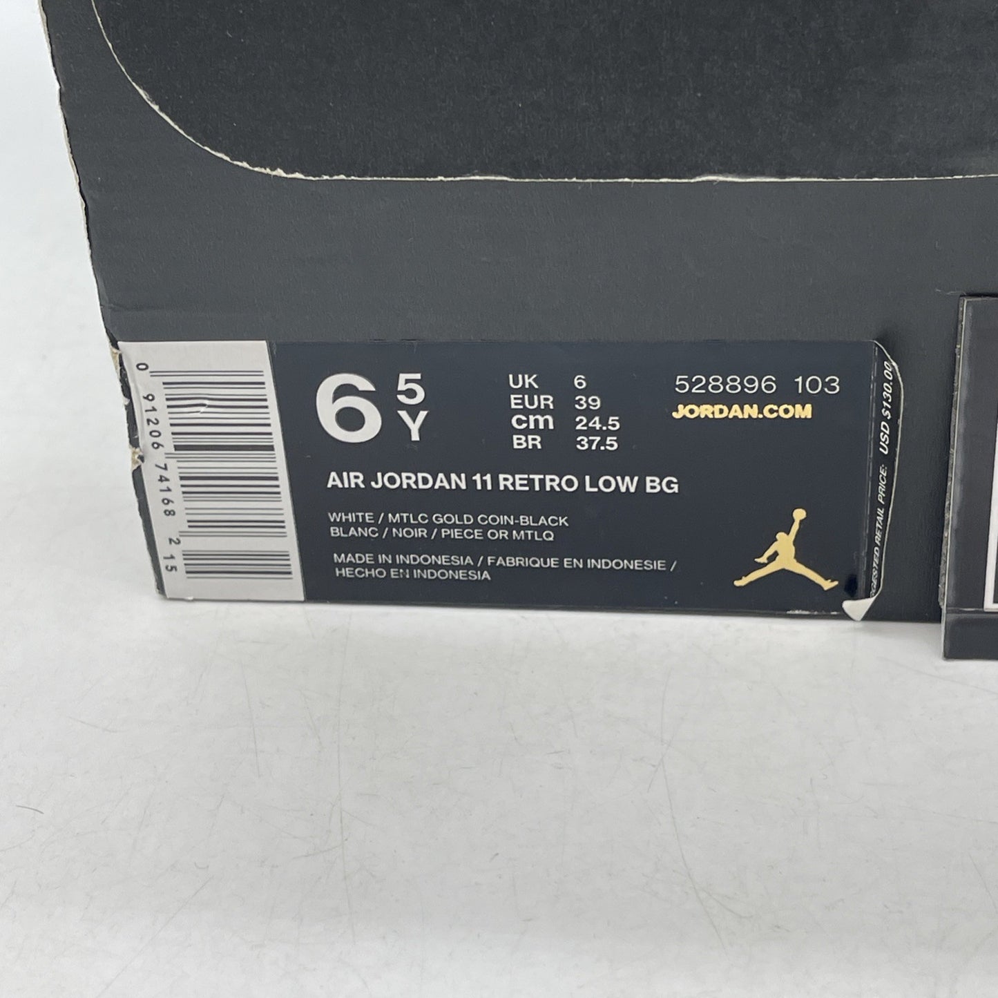 Size 6.5Y - Air Jordan 11 Retro Low Closing Ceremony (528896-103)