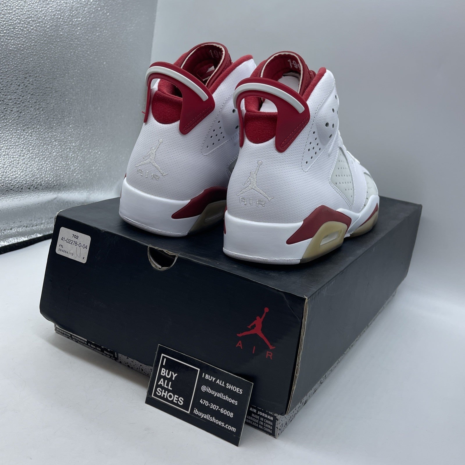 Size 9.5 - Air Jordan 6 Retro Alternate (384664-113)