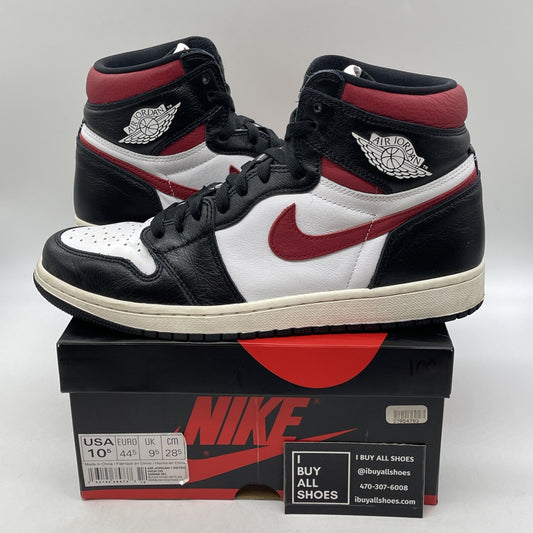 Size 10.5 - Jordan 1 Retro High OG Gym Red Black White Leather (555088-061)