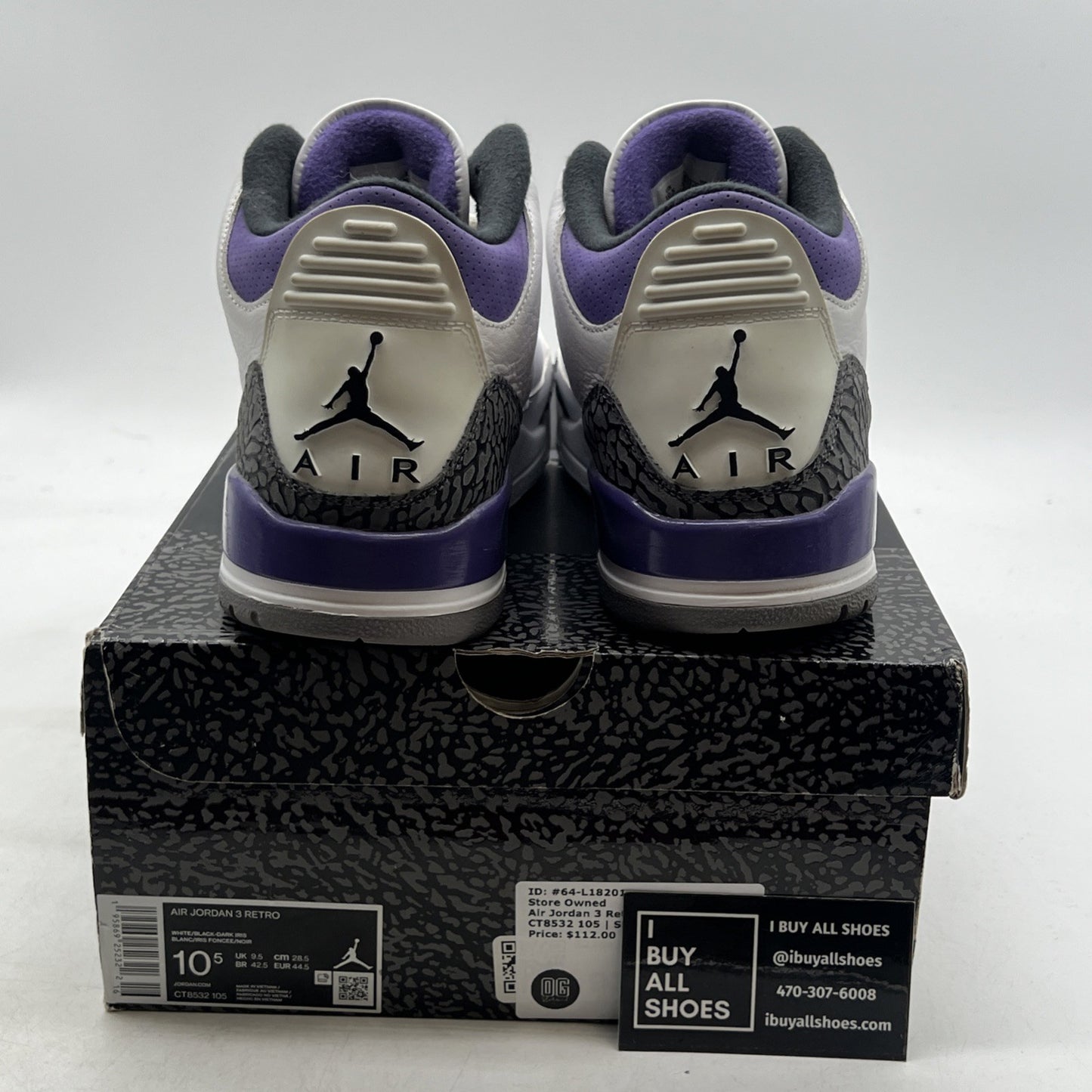 Size 10.5 - Air Jordan 3 Retro Mid Dark Iris (CT8532-105)