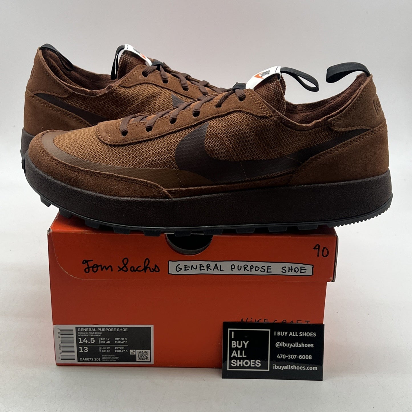 Size 14.5W - NikeCraft General Purpose Shoe Tom Sachs Field Brown (DA6672-201)