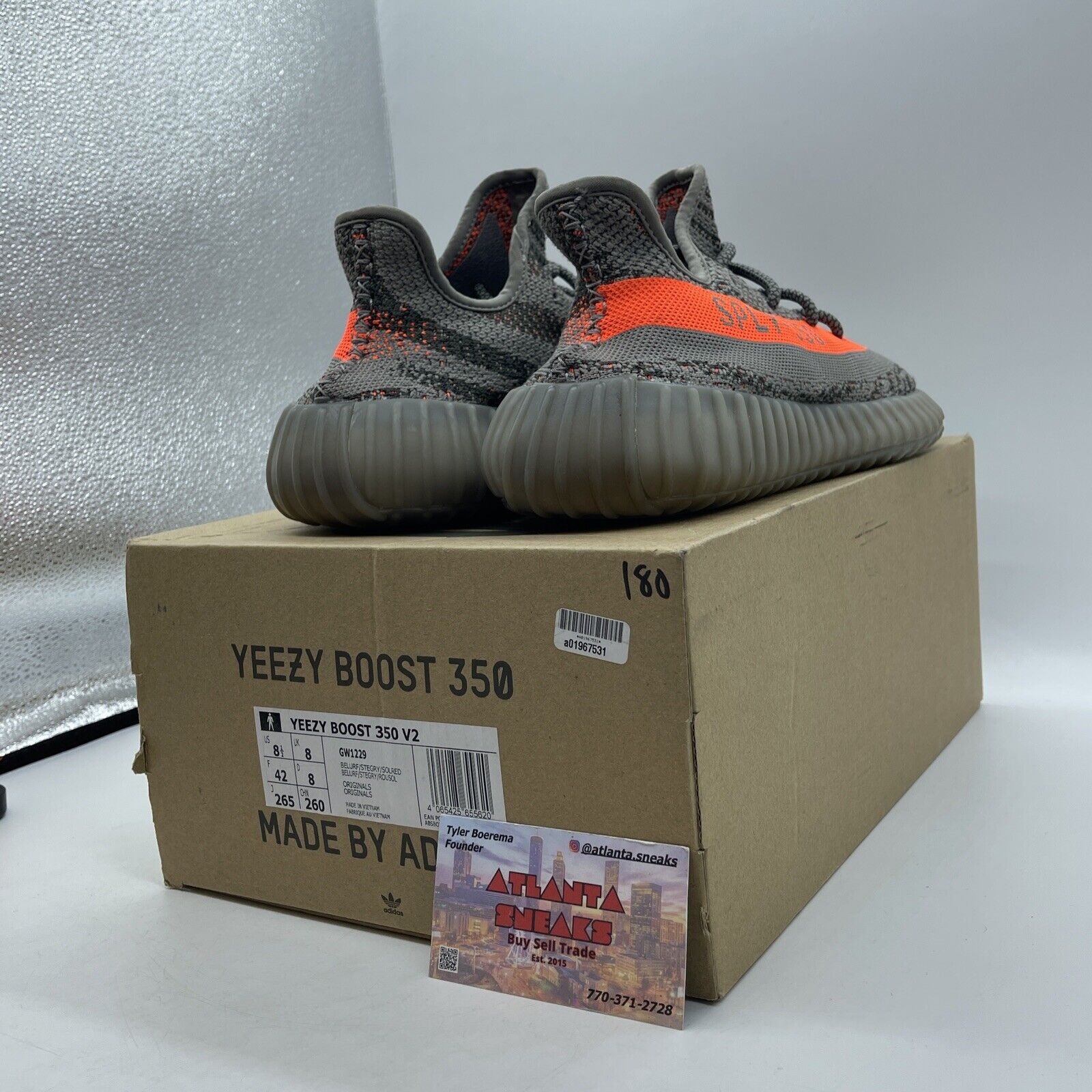 Size 8.5 - adidas Yeezy Boost 350 V2 Low Beluga Reflective (GW1229)