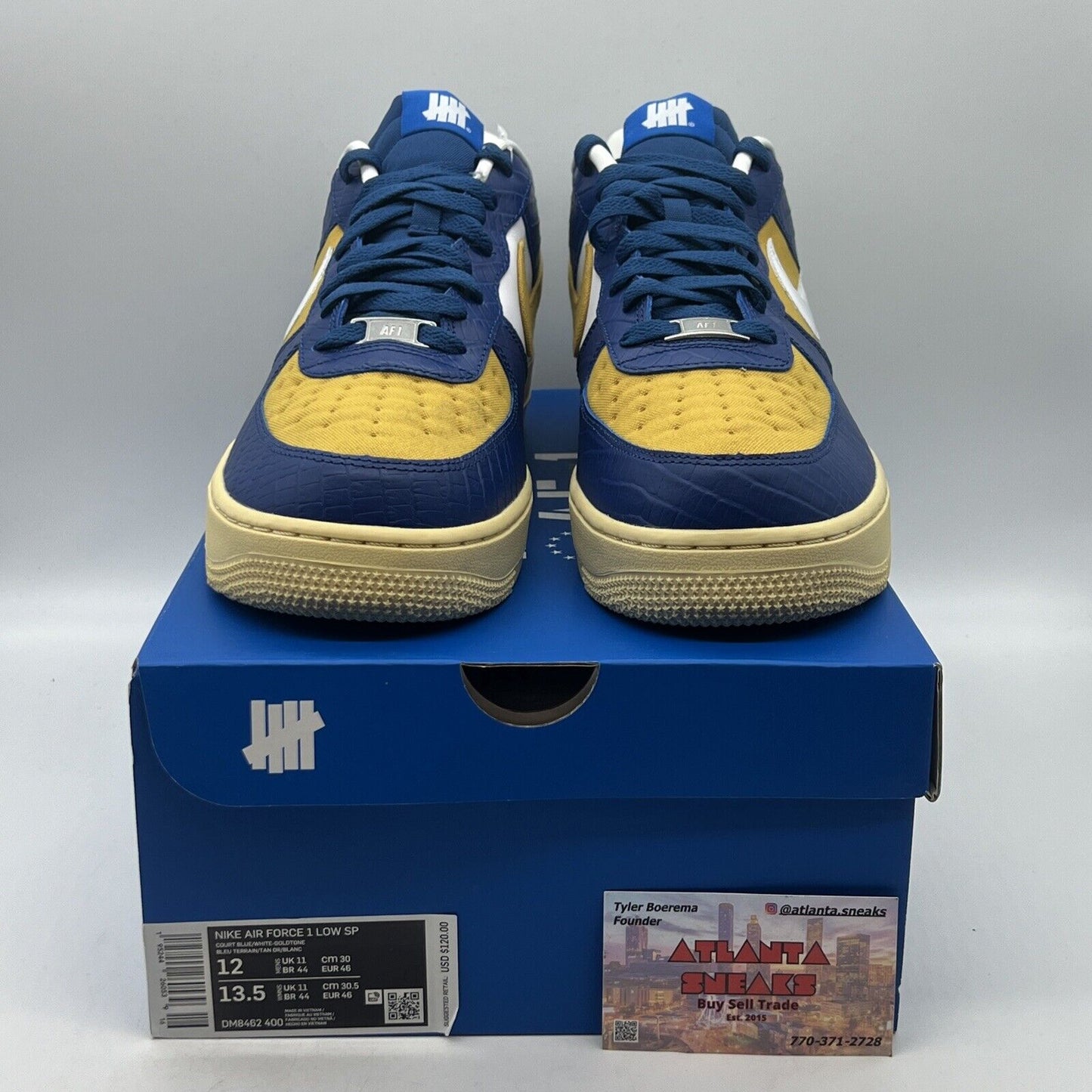 Size 12 - Nike Air Force 1 Low SP x Undefeated Dunk vs AF1 Brand New Og All