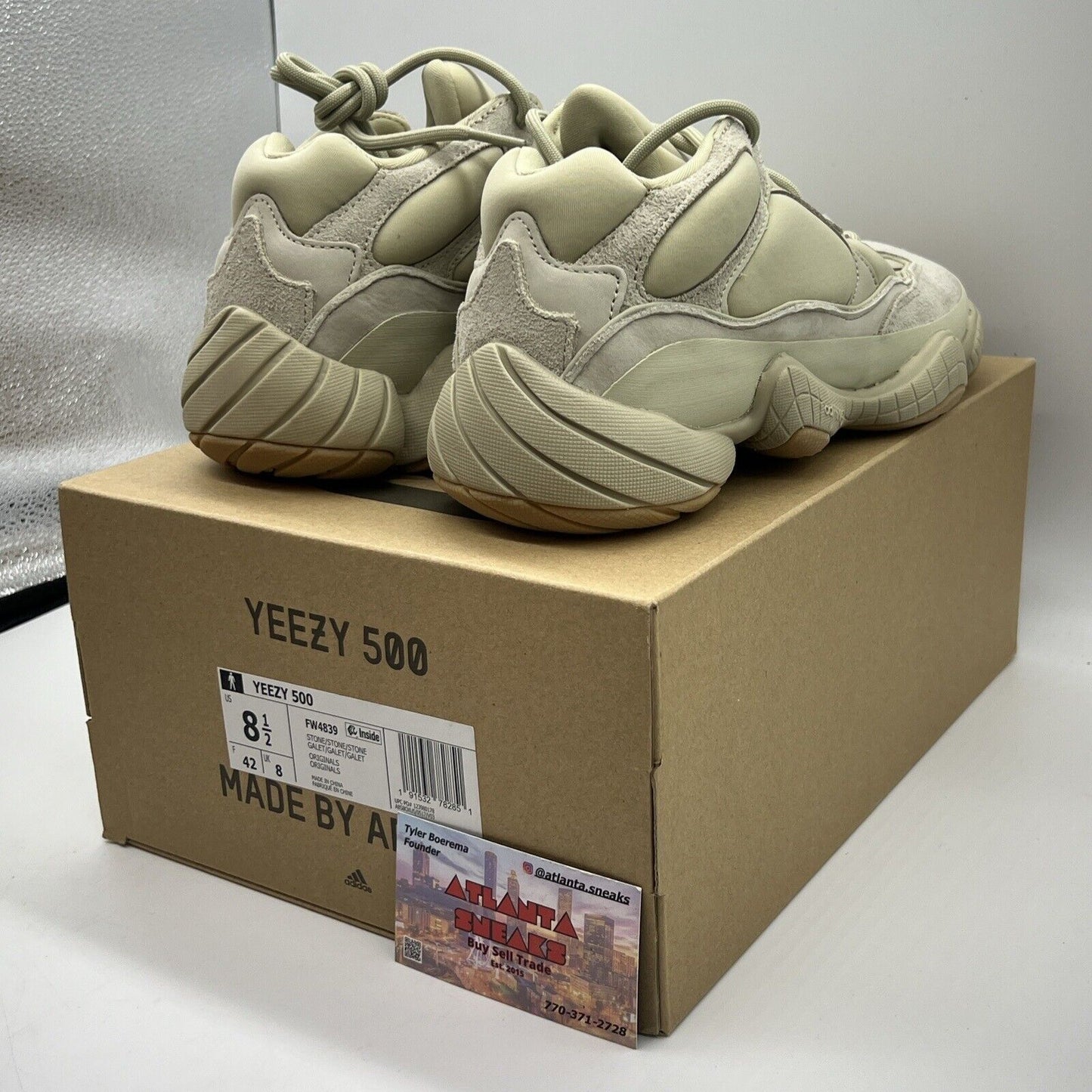 Size 8.5 - adidas Yeezy 500 Stone Brand New Og All