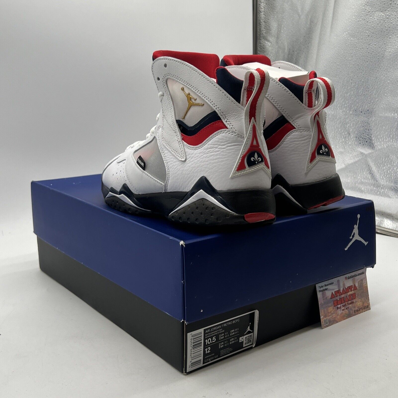 Size 10.5 - Paris Saint-Germain x Air Jordan 7 Retro Paname (CZ0789-105)