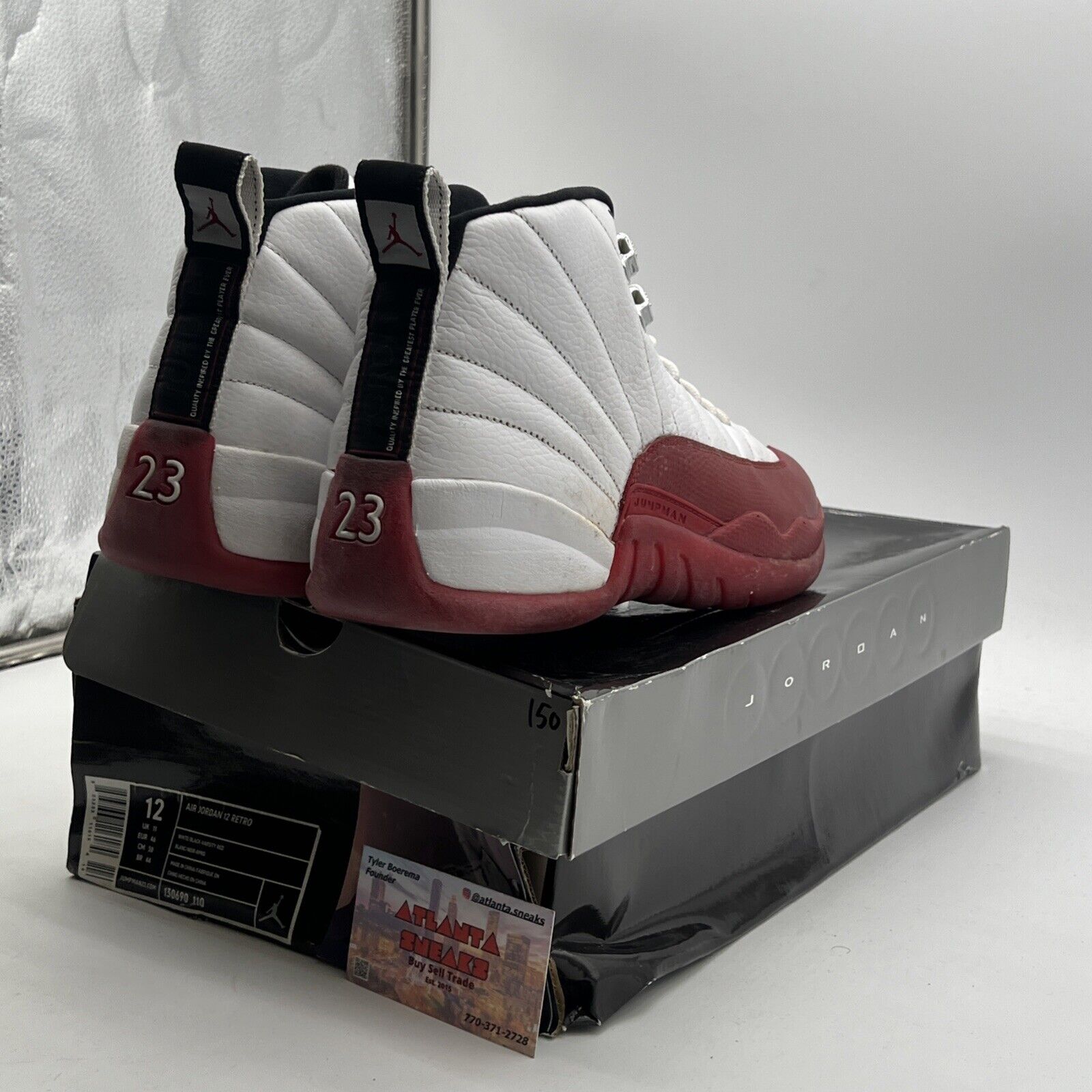 Size 12 - Air Jordan 12 Retro 2009 Cherry (130690-110)