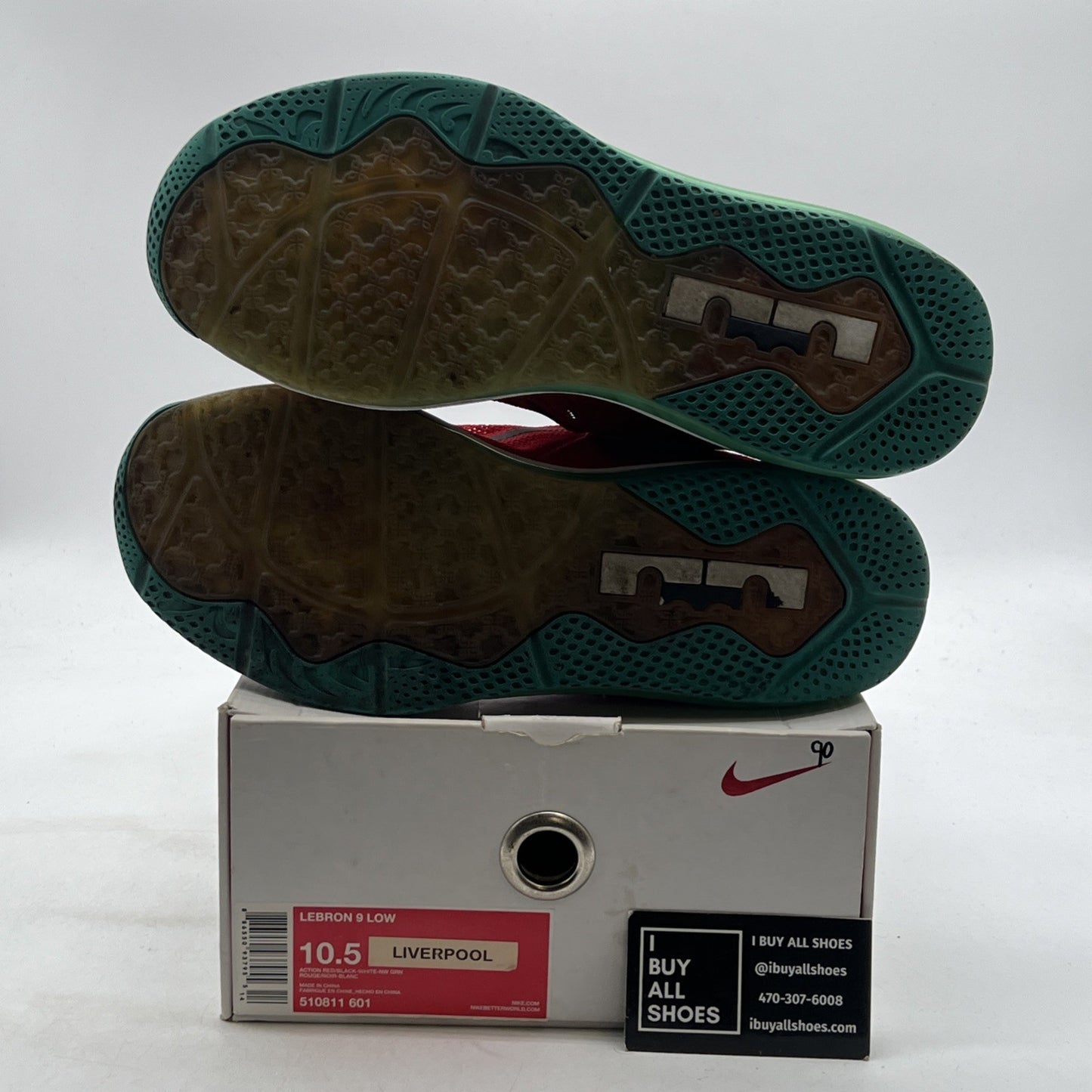 Size 10.5 - Nike LeBron 9 Low Liverpool (510811-601)