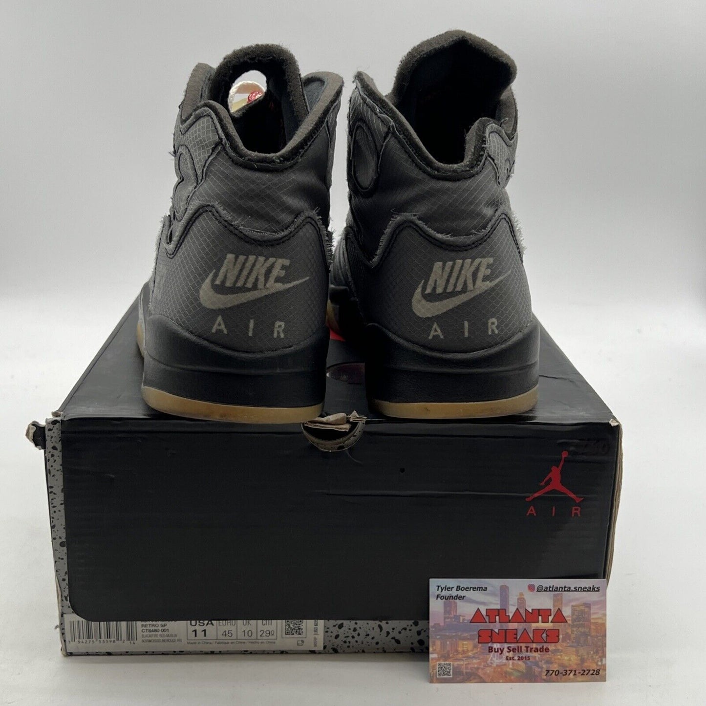 Size 11 - Air Jordan 5 Retro SP x Off-White Mid Muslin (CT8480-001)