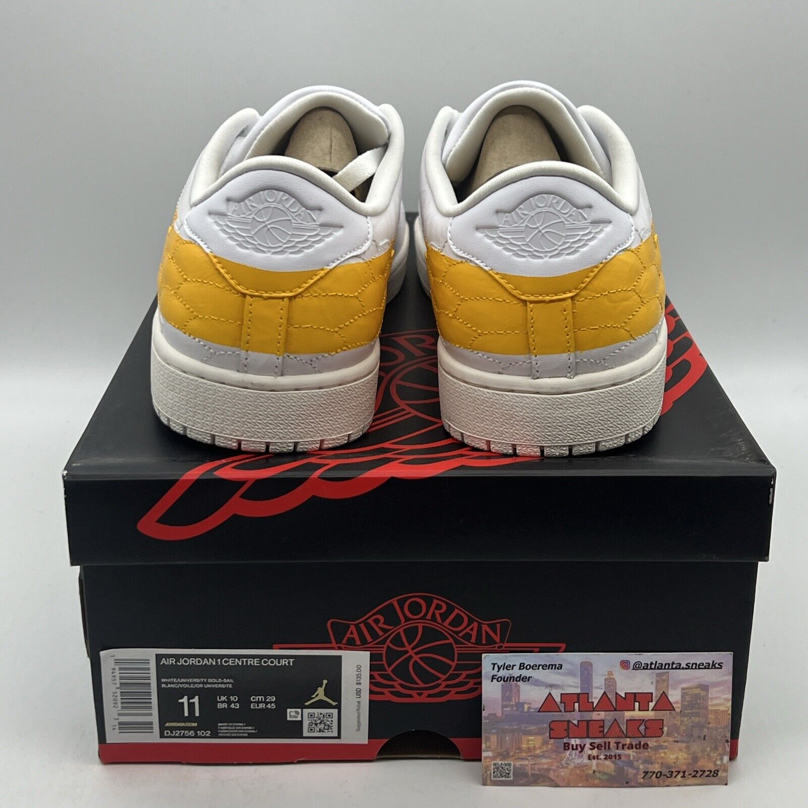 Size 11 - Jordan 1 Centre Court University Gold 2021