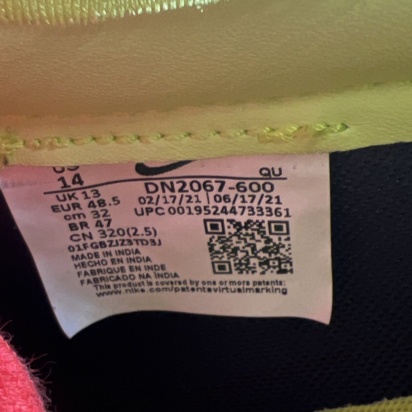 Size 14 - Nike Acronym x Blazer Low Night Maroon (DN2067-600)