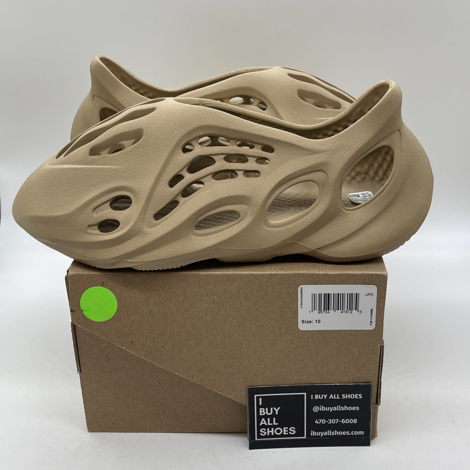 Size 10 - adidas Yeezy Foam RNNR Ochre Brown (GW3354)