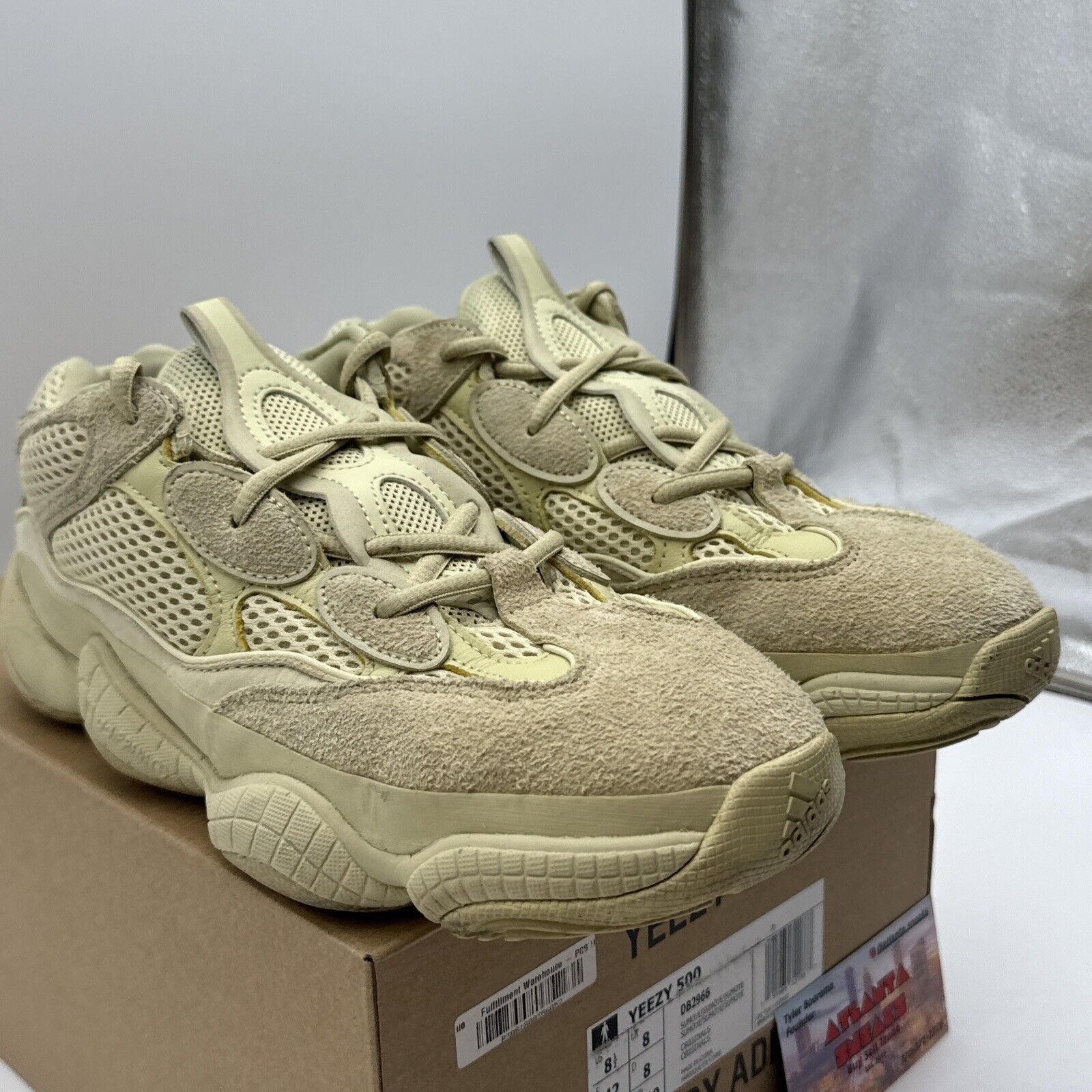 Size 8.5 - adidas Yeezy 500 Super Moon Yellow OG All Boost Kanye Vultures Hype