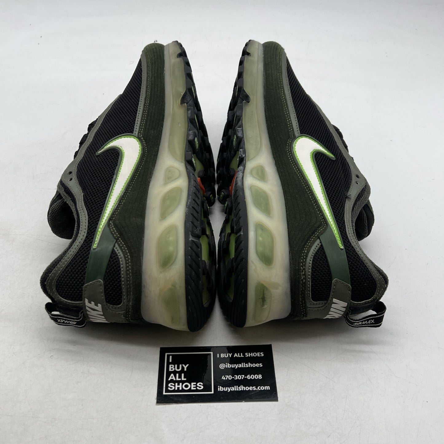 Size 13 - Nike Air Max 360 II Black Army Olive (315380-011)