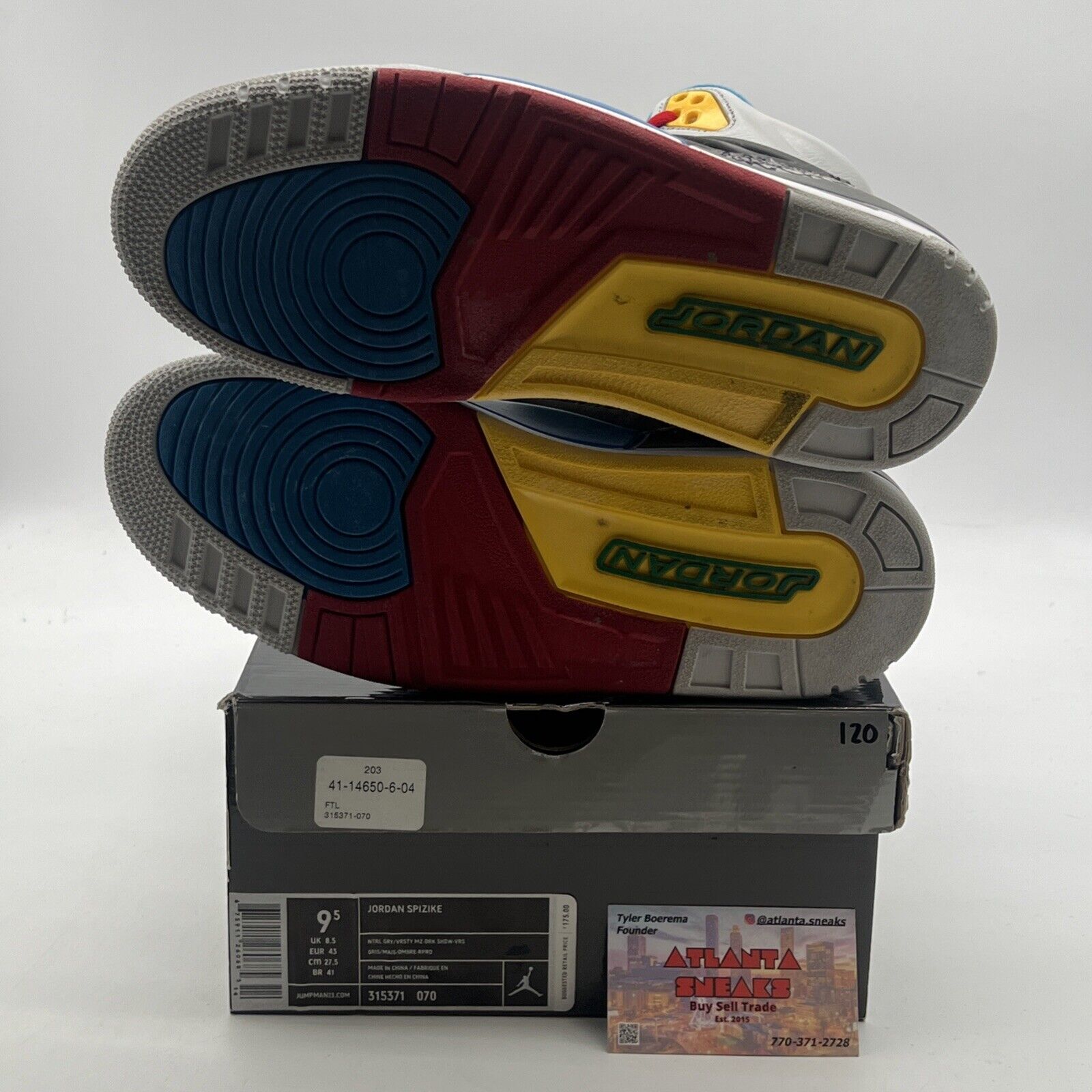 Size 9.5 - Jordan Spizike Bordeaux (315371-070)