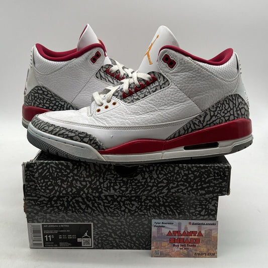 Size 11.5 - Jordan 3 Retro Mid Cardinal Red (CT8532-126)