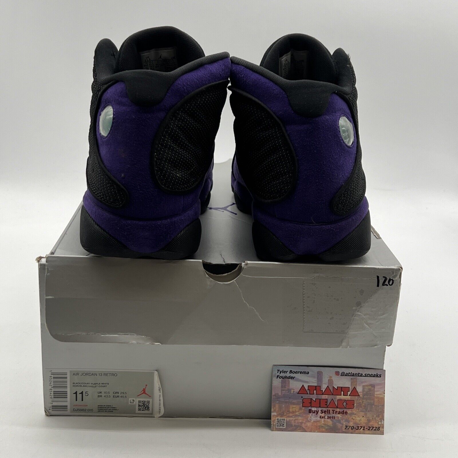 Size 11.5 - Air Jordan 13 Retro Court Purple (DJ5982-015)