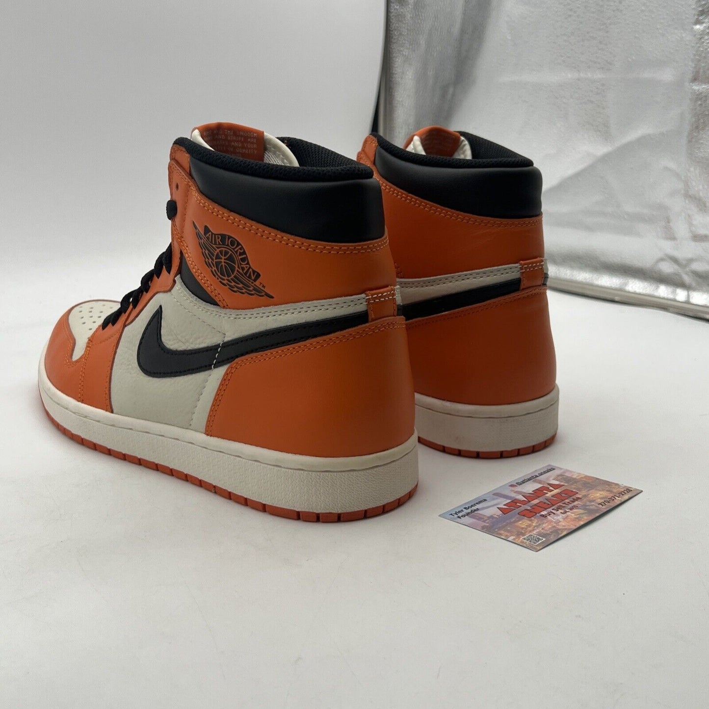 Size 11 - Air Jordan 1 Retro High OG shattered backboard Away (555088-113)