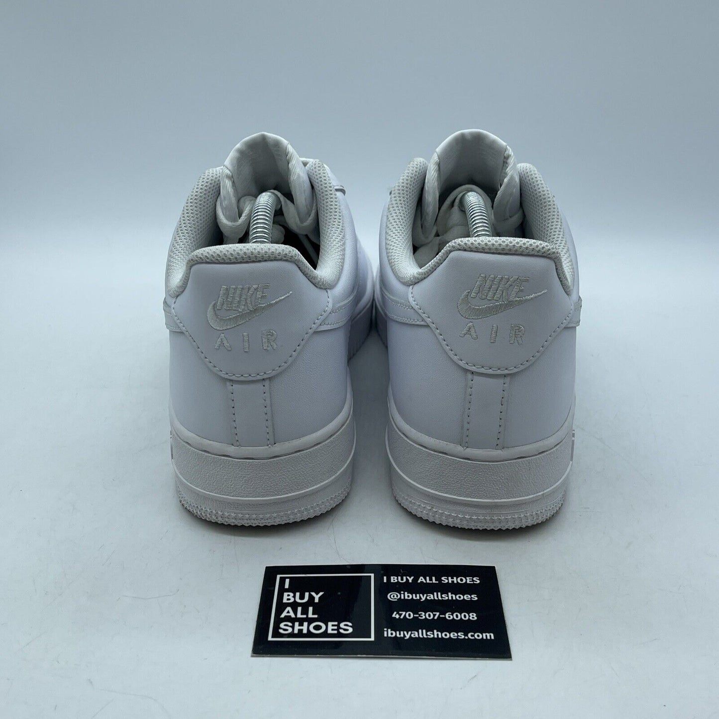 Size 9.5 - Nike Air Force 1 '07 Low Triple White Leather Suede (CW2288-111)