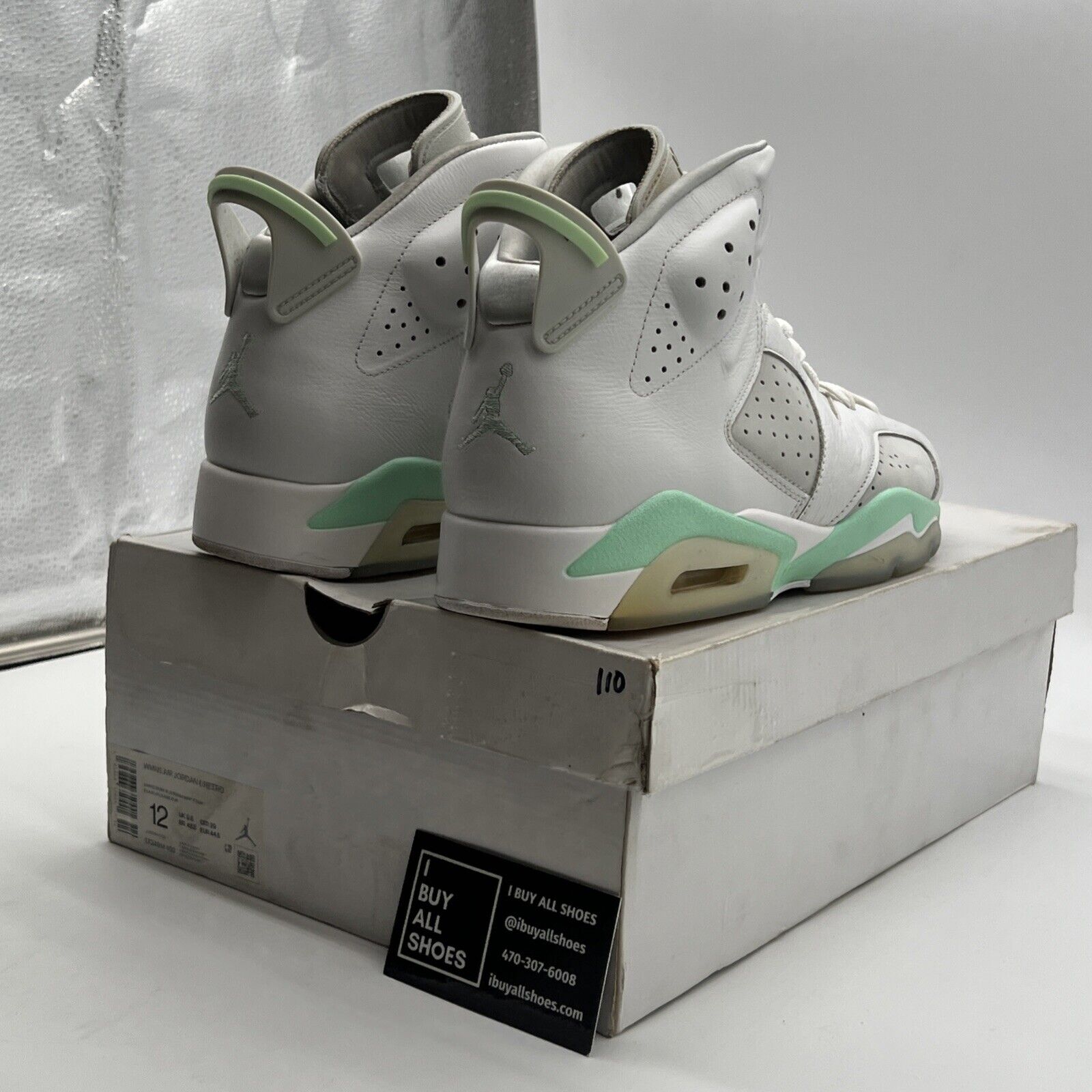 Size 12 - Air Jordan 6 Retro Mint Foam W (DQ4914-103)
