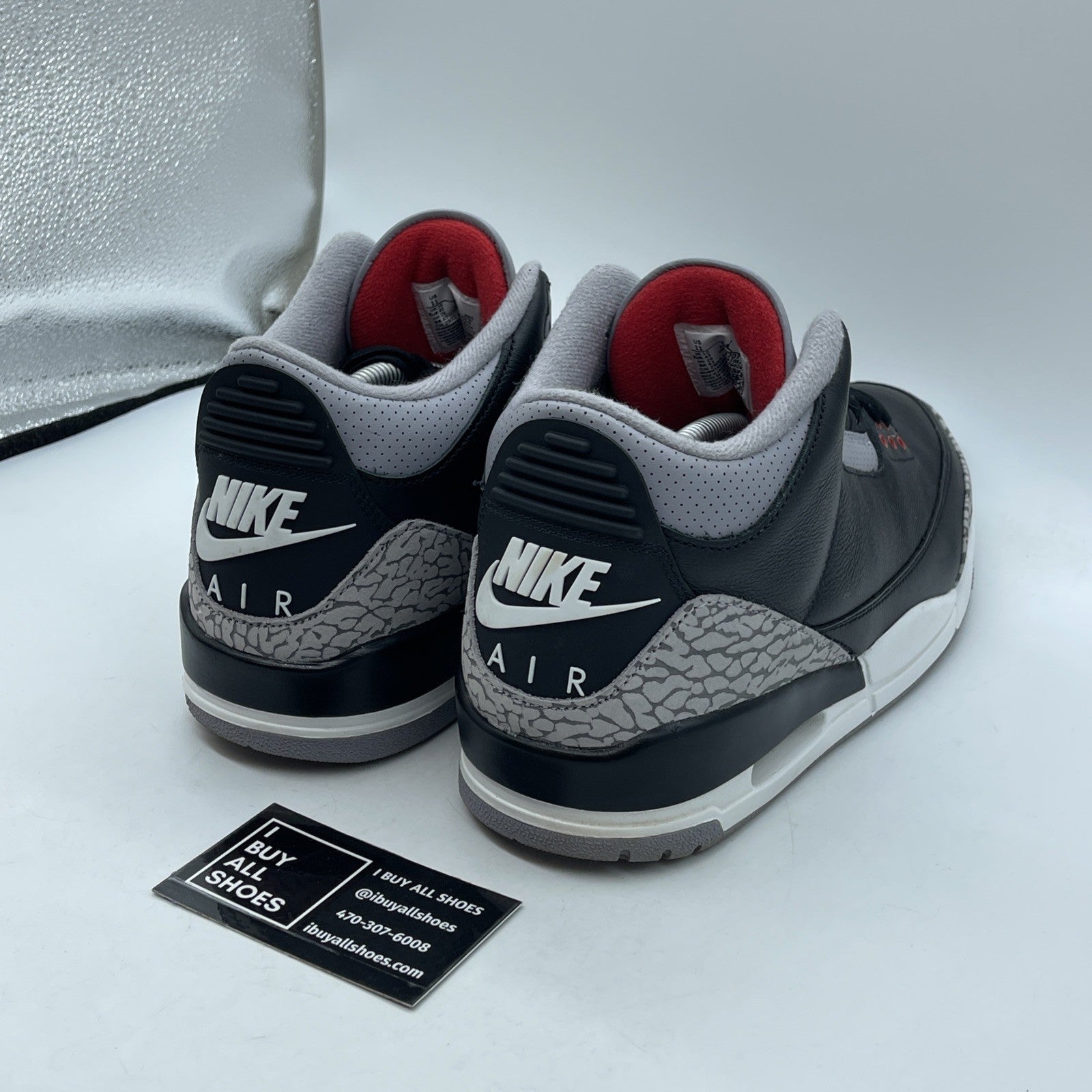 Size 11 - Air Jordan 3 Retro OG 2024 Black Cement Black Grey Suede (DN3707-010)