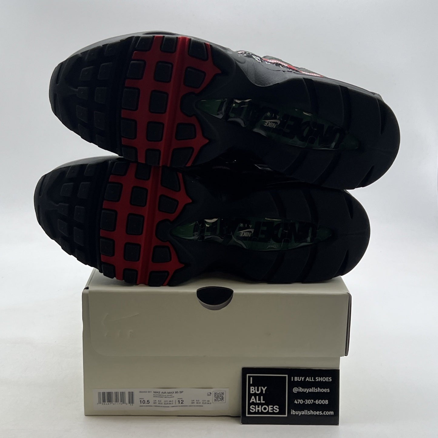 Size 10.5 - Nike Undefeated x Air Max 95 Black (IB4453-001.)