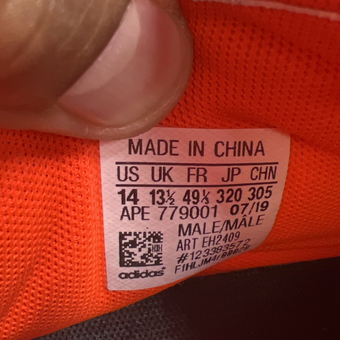 Size 14 - Adidas Harden Vol. 4 Solar Red (EH2409)