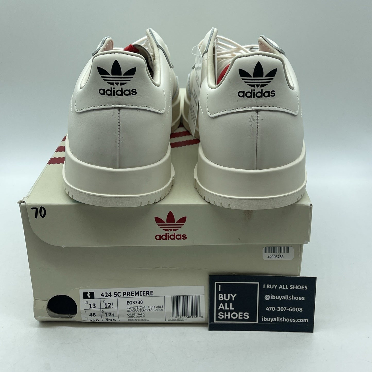 Size 13 - Adidas 424 x SC Premiere Chalk White (EG3730)