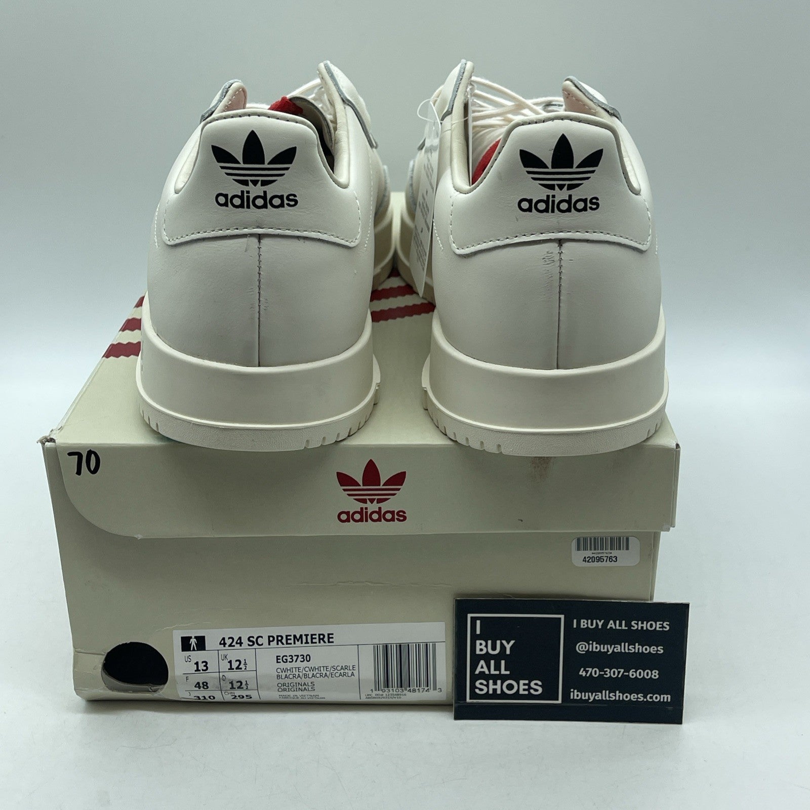 Size 13 - Adidas 424 x SC Premiere Chalk White (EG3730)