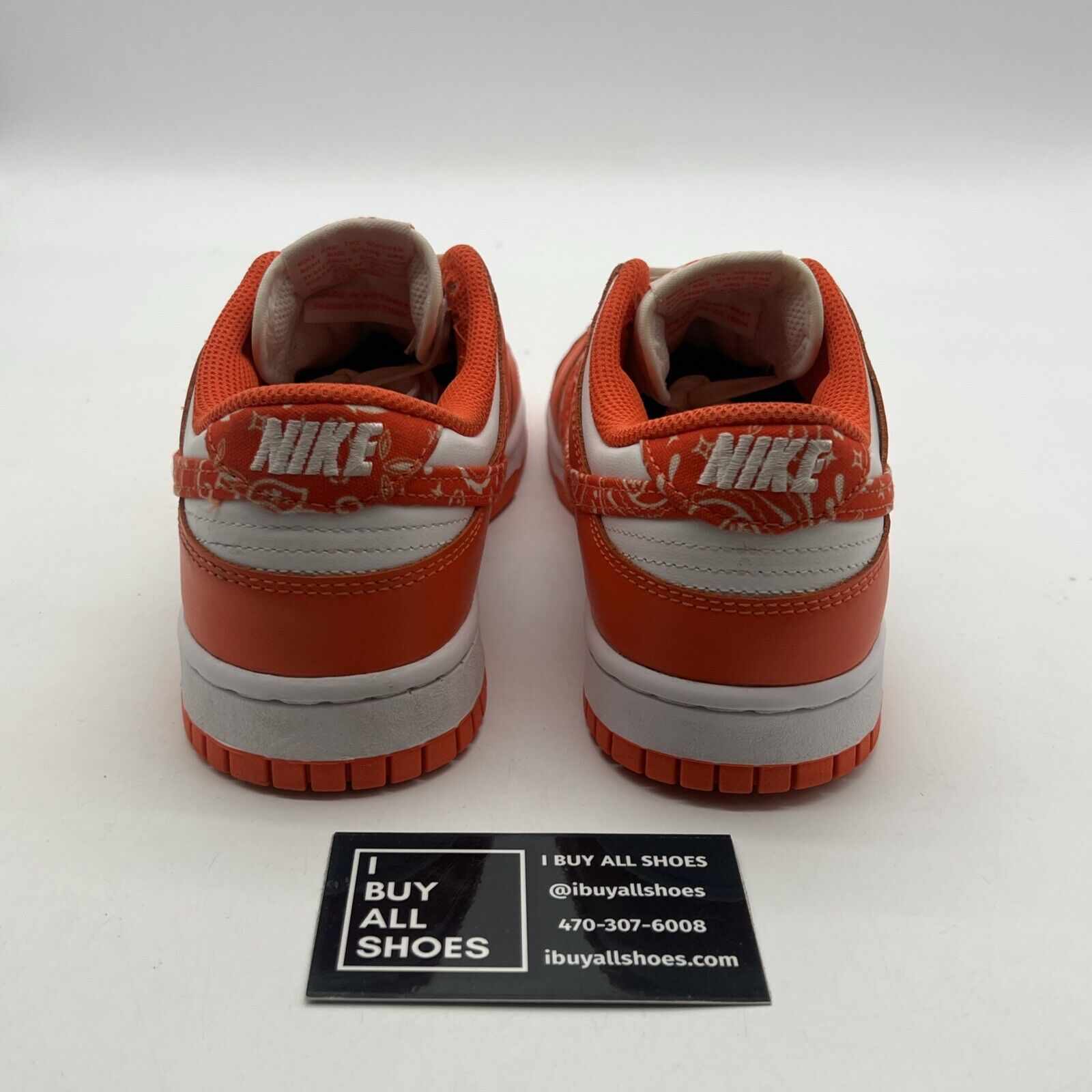 Size 9 - Nike Dunk Low Orange Paisley W (DH4401-103)
