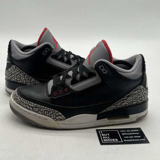 Size 9.5 - Air Jordan 3 Retro OG Mid Black Cement (854262-001)