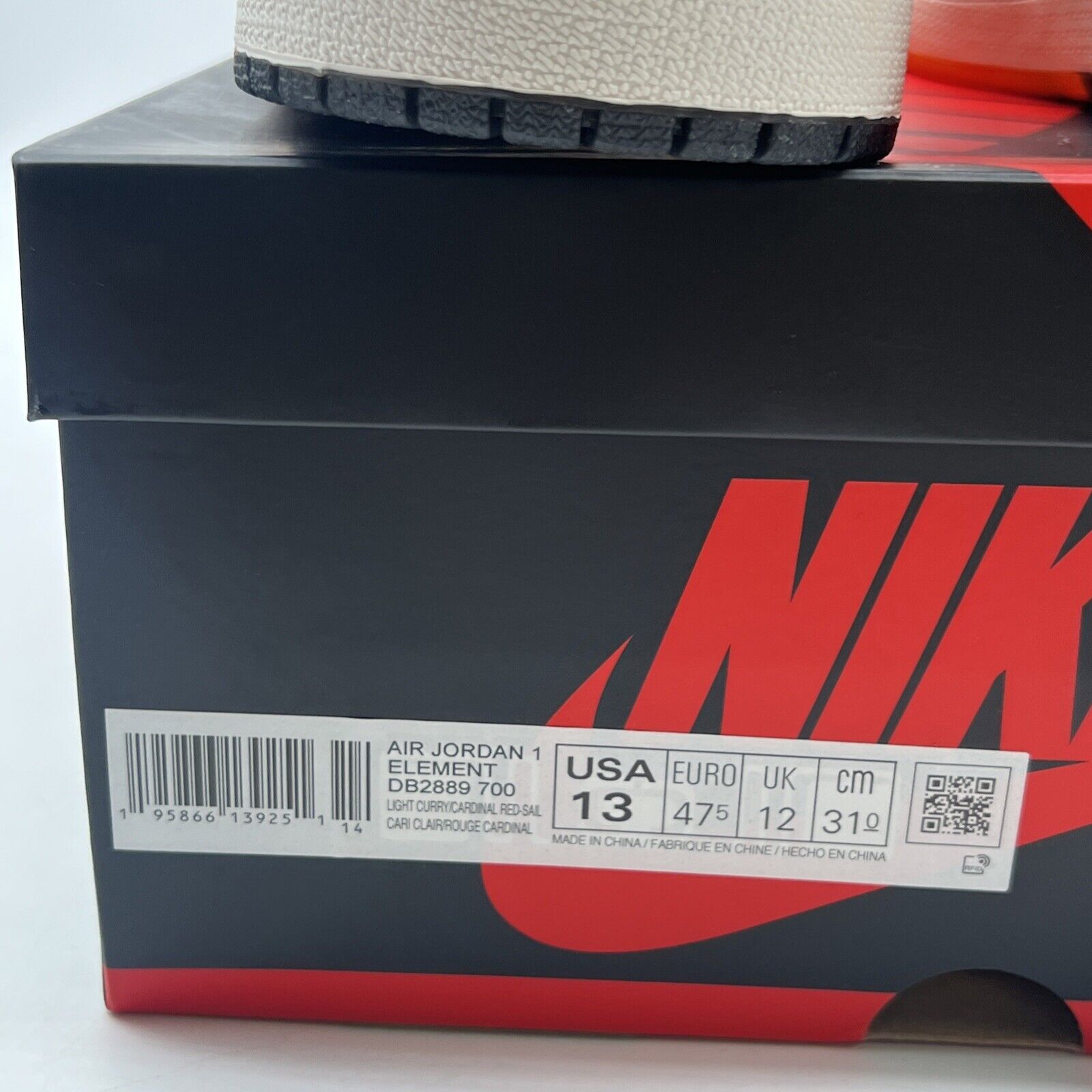 Size 13 - Air Jordan 1 Element GORE-TEX High Light Curry (DB2889-700)
