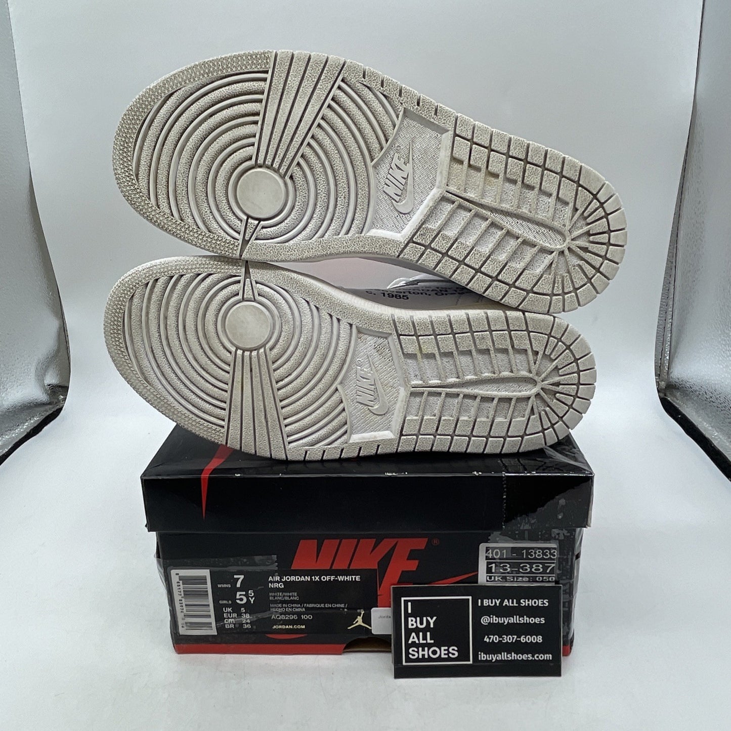 Size 7W - Air Jordan 1 x Off White NRG (AQ8296-100)