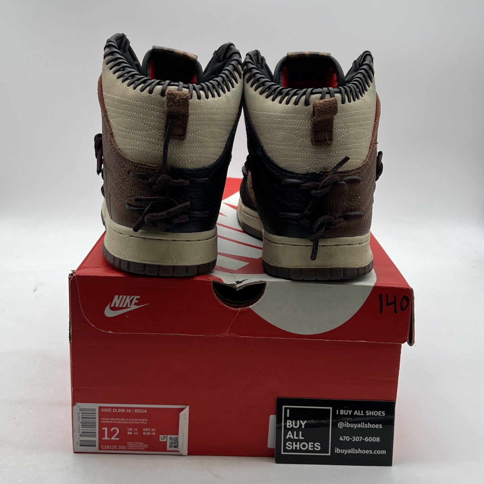Size 12 - Nike Bodega x Dunk High Legend (CZ8125-200)