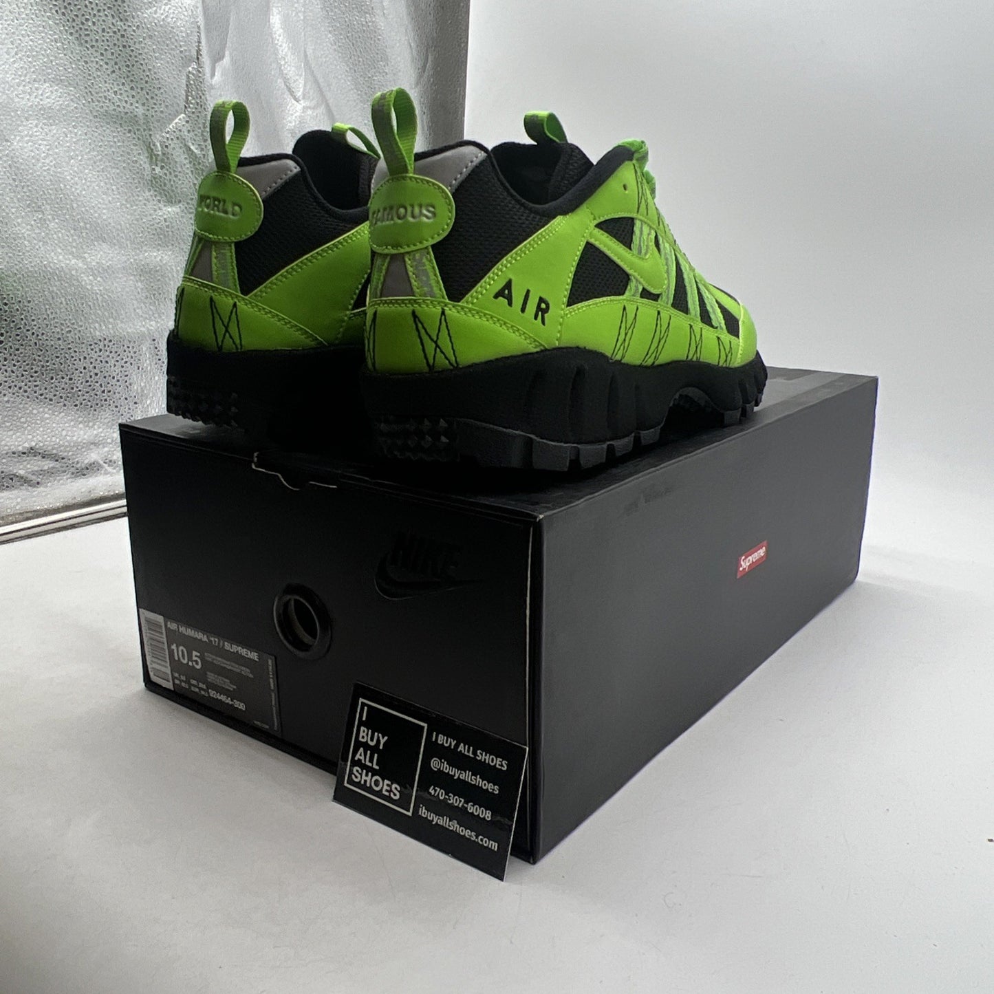 Size 10.5 - Nike Supreme x Air Humara 17 Green (924464-300)