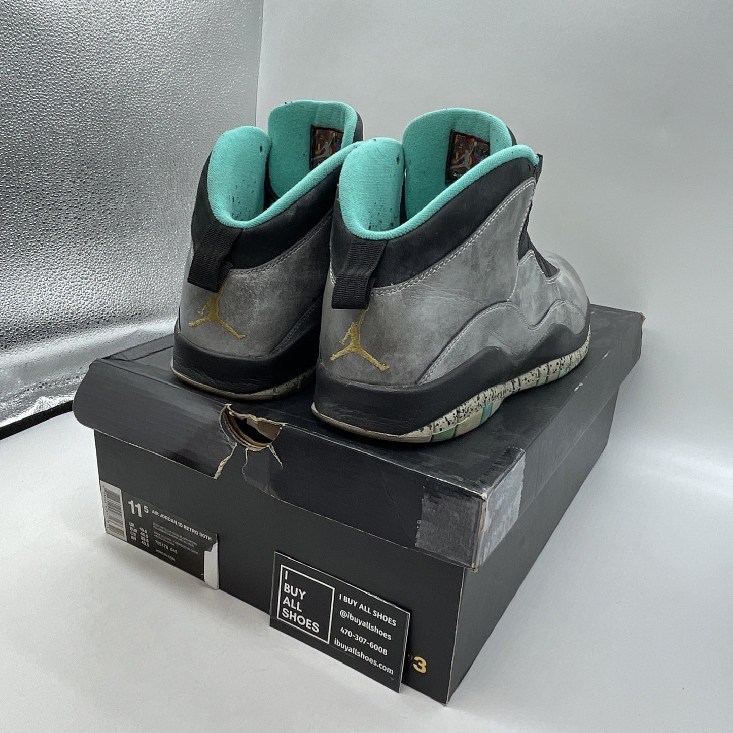 Size 11.5 - Air Jordan 10 Retro Lady Liberty (705178-045)