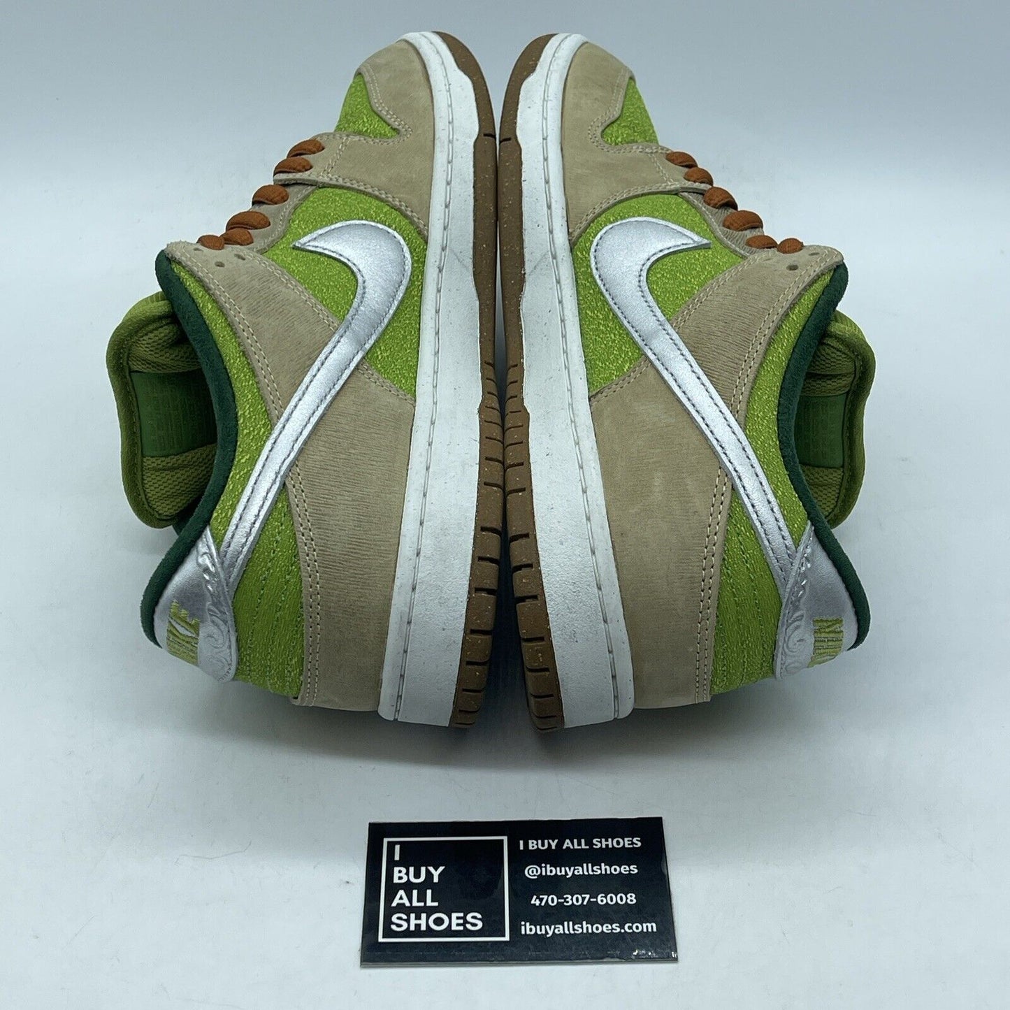 Size 11 - Nike Dunk Pro SB Low Escargot Green Brown Silver Suede (FQ7585-200)